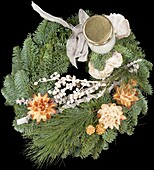 Wreath with grave light