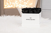 Sophias Secret® - Rose box - Cube box white 12x12x9