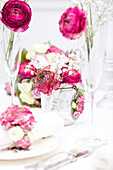 Florist table setting