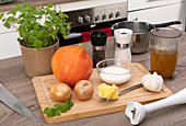 Pumpkin soup with lemon balm - Ingredients