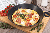 Omelette with thyme