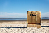 Strandkorb von hinten