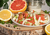 Grapefruit Fenchel Salat