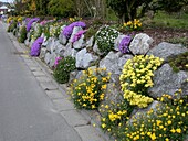 Dry stone wall