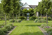 Symetrical garden design