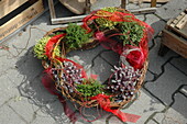 planted heart basket