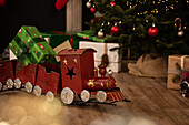 Christmas toy train