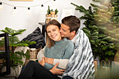 Christmas - Couple in the living room