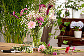 Bouquet of cut flowers