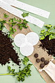 Sowing - Seed tapes, seed discs and seed bombs