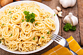 Spaghetti aioli