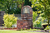 Water fountain in the garden