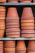 Terracotta pots, stacked
