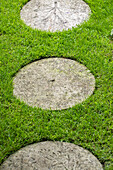 Garden impression - paving slabs