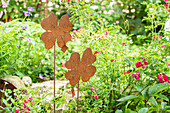 Gartendekoration - Steckfiguren aus Rost