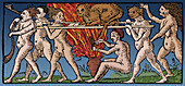Warlocks and witches, 1489 illustration