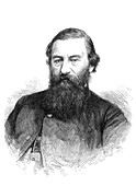 Samuel Baker, English explorer and author, illustration