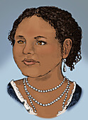 Mary Seacole, British-Jamaican nurse, illustration