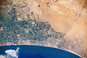 Gaza Strip, 2020, ISS image