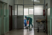 Cleaning surgical theatre