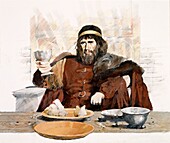 Dark Age Cornish King, illustration