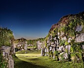 Chysauster Ancient Village, Cornwall, illustration