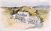 Kirkham Priory, North Yorkshire, illustration