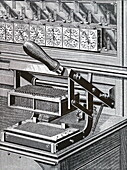 Hollerith tabulator, illustration