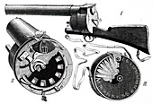 EJ Marey's photographic gun, illustration