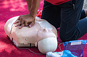 First aid CPR training