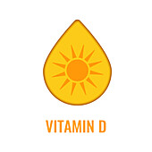 Vitamin D, conceptual illustration