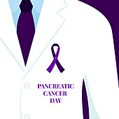 Pancreatic cancer, conceptual illustration