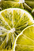 Lime slices (close-up)