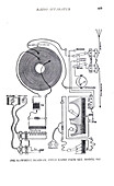 Wiring diagram for field radio pack set, illustration