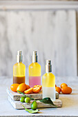 No-Emu-Lotion mit Kumquats und Orangen für trockene Haut