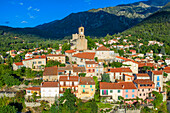 Vernet les Bains in the pyrenees mountains Pyrénées-Orientales in Languedoc-Roussillon France.