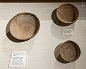 1000-year old Native American Fremont Culture basketry artifacts in the USU Eastern Prehistoric Museum in Price, Utah.