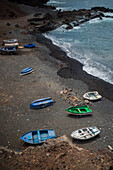 El Golfo Beach (Playa el Golfo) in Lanzarote, Canary Islands, Spain