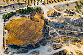 Aerial view of El Coto de las Canteras Osuna Sevilla Provincia Andalucía España El Coto de las Canteras in Osuna Seville Andalusia Spain.