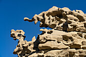 Fantastically eroded sandstone formations in the Fantasy Canyon Recreation Site, near Vernal, Utah.