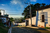 Colonial town architecture of Suchitoto village. Suchitoto, Cuscatlan, El Salvador Central America