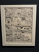 Kunst aus Asterix-Comics von Albert Uderzo und Rene Goscinny