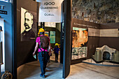 Museu de Ciment oder Asland ciment museum, gefördert von Eusebi Güell und entworfen von Rafael Guastavino, Castellar de n'hug, Berguedà, Katalonien, Spanien