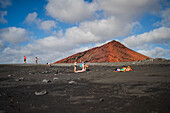 Bermeja Volcano in Lanzarote, Canary Islands, Spain