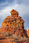 Erodierte Navajo-Sandsteinformationen in den South Coyote Buttes, Vermilion Cliffs National Monument, Arizona