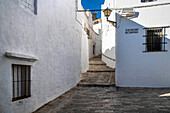 Stadtzentrum von Vejer de la Frontera, Provinz Cadiz, Costa de la luz, Andalusien, Spanien