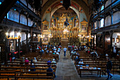 Saint Jean de Luz church, Saint-jean-de-luz, Pyrenees Atlantiques, Basque Country, France