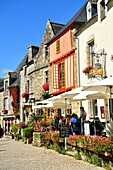 Frankreich, Morbihan, Rochefort en Terre, mit der Bezeichnung les plus beaux villages de France (Die schönsten Dörfer Frankreichs), Place du Puits