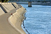 France, Bouches du Rhone, Arles, dock Max Dormoy, The Rhone