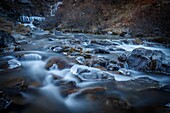 Frankreich, Hautes Alpes, Nationalpark Ecrins, Champsaur-Tal, Orcieres Merlette, Prapic, Wasserfall Saut du Laire am Drac